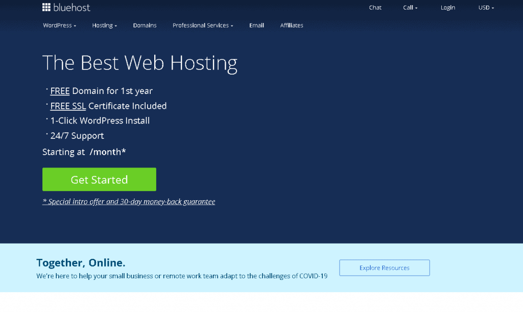 Best Hosting Companies blue host