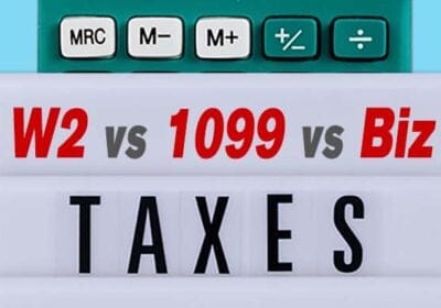 1099 vs W2 Tax: Estimate Taxes as Contractor or Employee