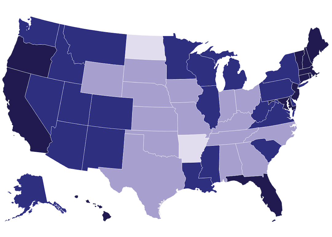 12 Least Affordable States for Renters