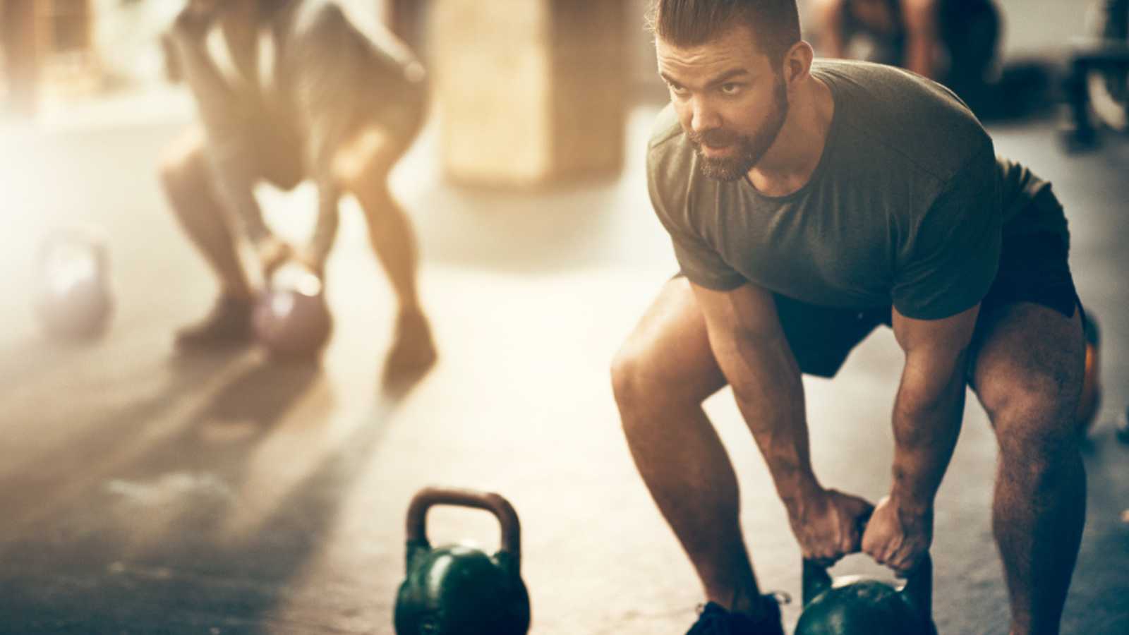 man exercising