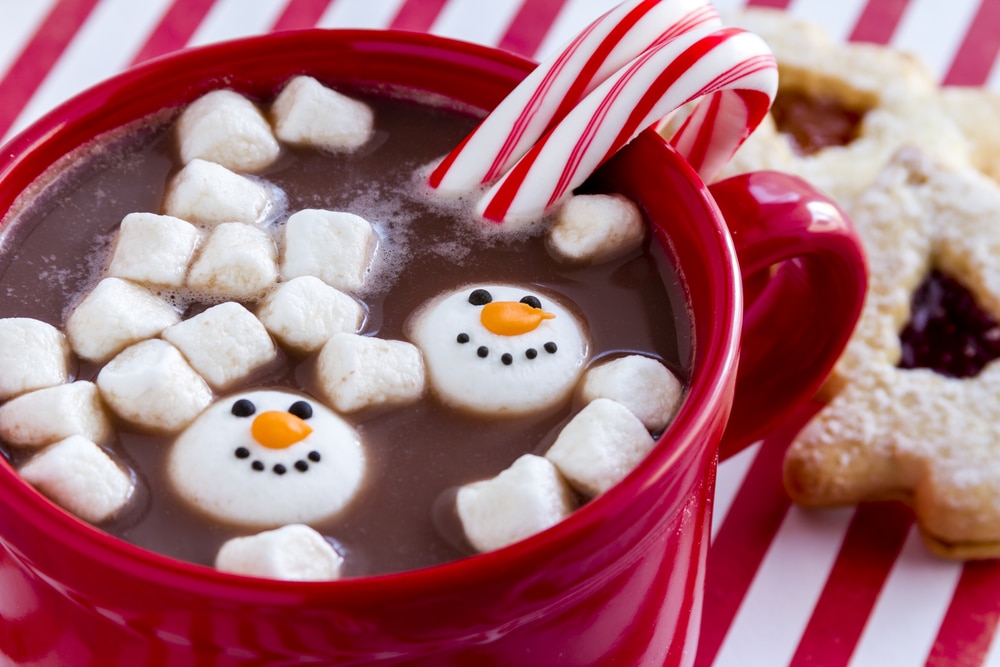 Ice Cream Cart Offers Hot Cocoa in Winter