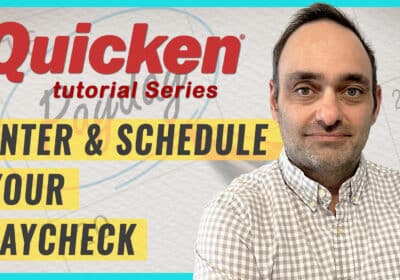 YOUTUBE VIDEO: Quicken Tutorial: Learn How to Enter & Memorize Your Paycheck!