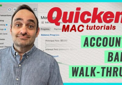 YOUTUBE VIDEO: Quicken for Mac Tutorial: Account Bar Walk-Thru