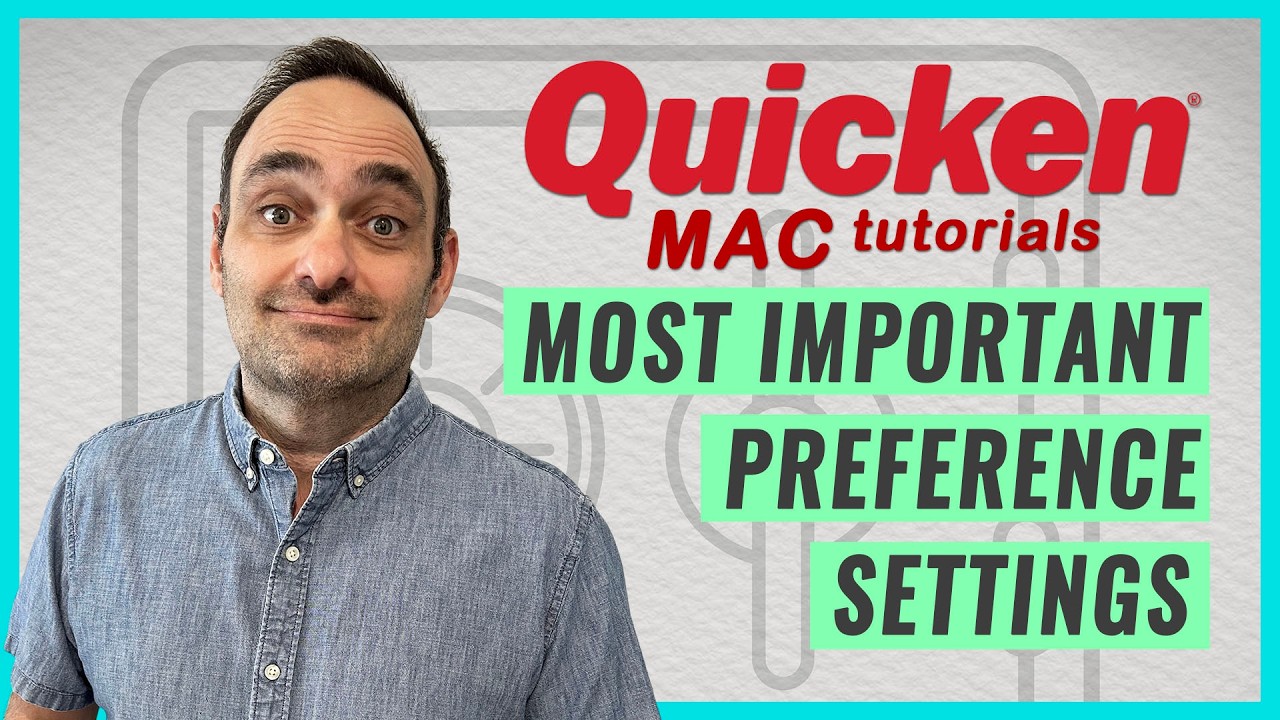 YOUTUBE VIDEO: Critical Preferences for Quicken Classic Mac