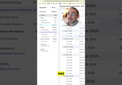YOUTUBE VIDEO: How To Automate Your Transactions And Stay Organized