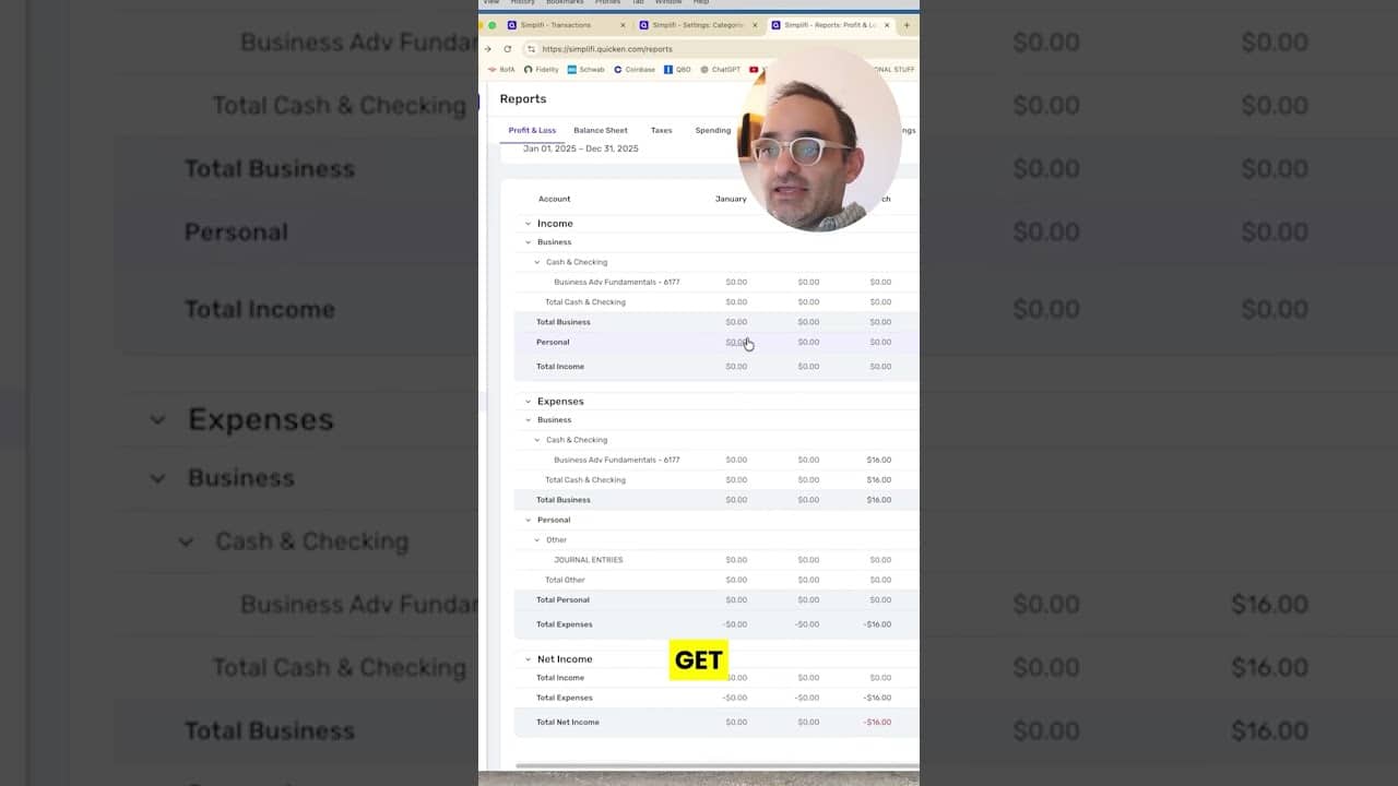 YOUTUBE VIDEO: Why Separating Business And Personal Reports Matters