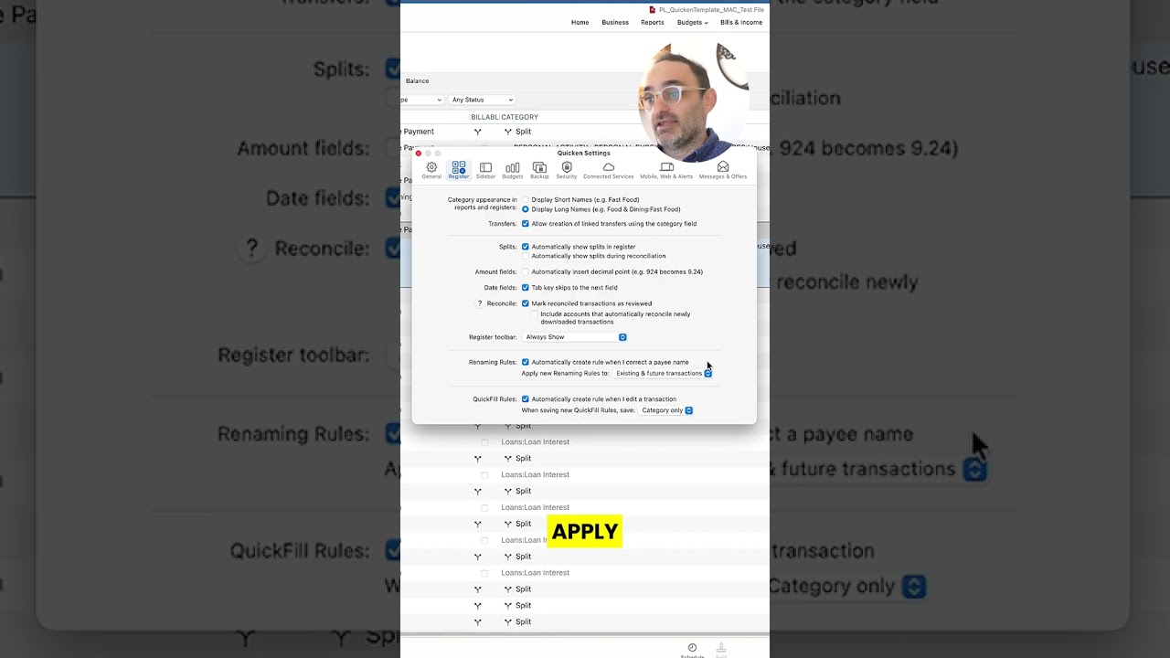 YOUTUBE VIDEO: Stop Letting Quicken Automate Mistakes in Your Finances