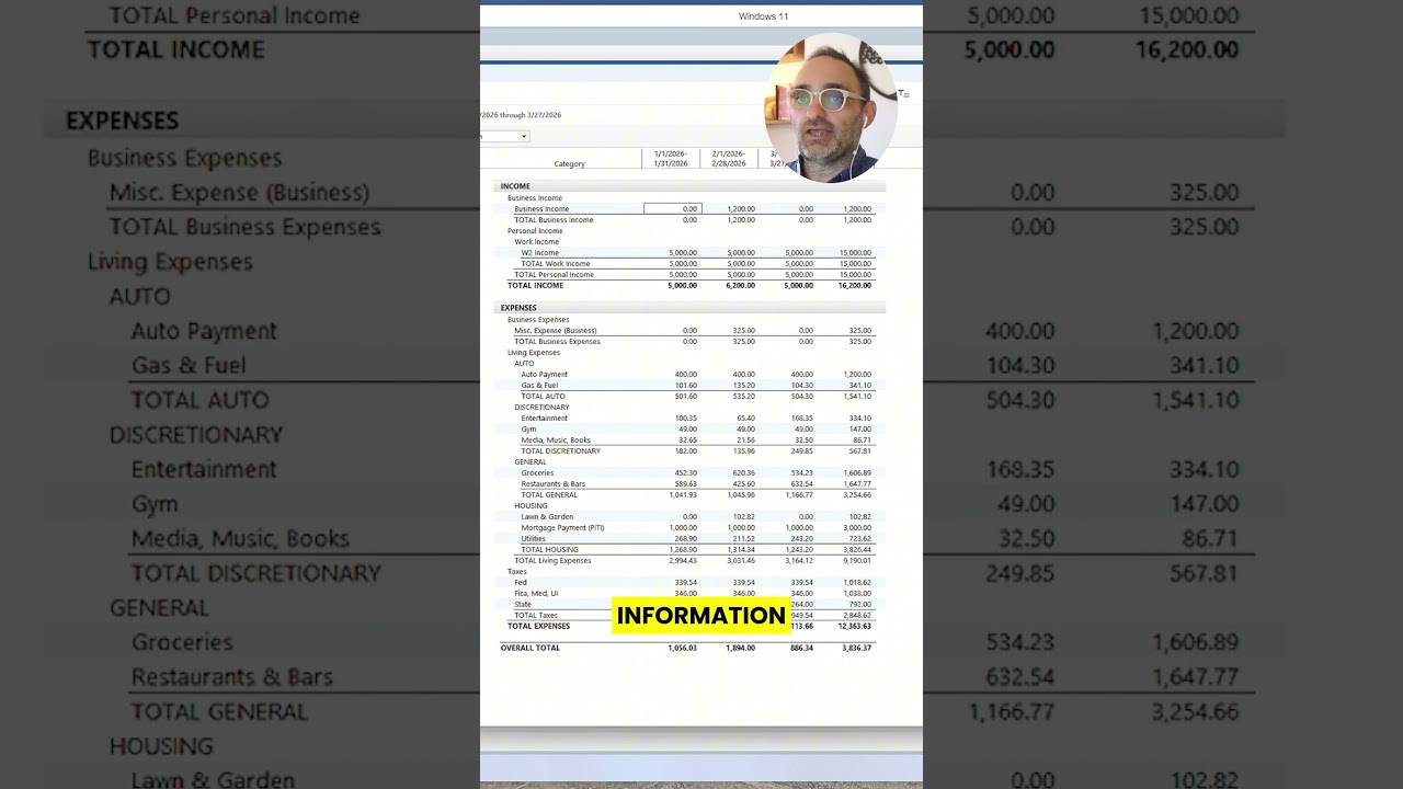 YOUTUBE VIDEO: Turn Financial Chaos Into Clear Decisions With Quicken