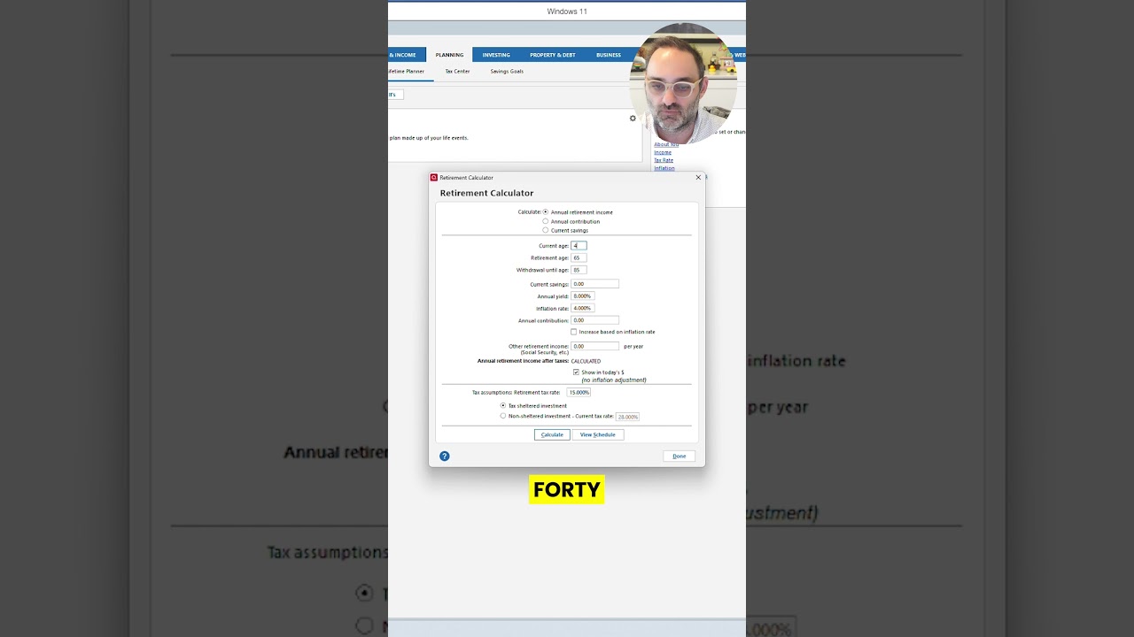 YOUTUBE VIDEO: Mastering Your Financial Future with Simple Retirement Planning Tools