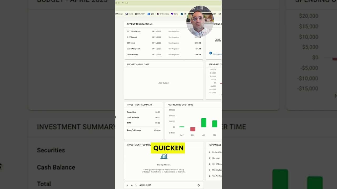 YOUTUBE VIDEO: How Quicken Handles Separate Files