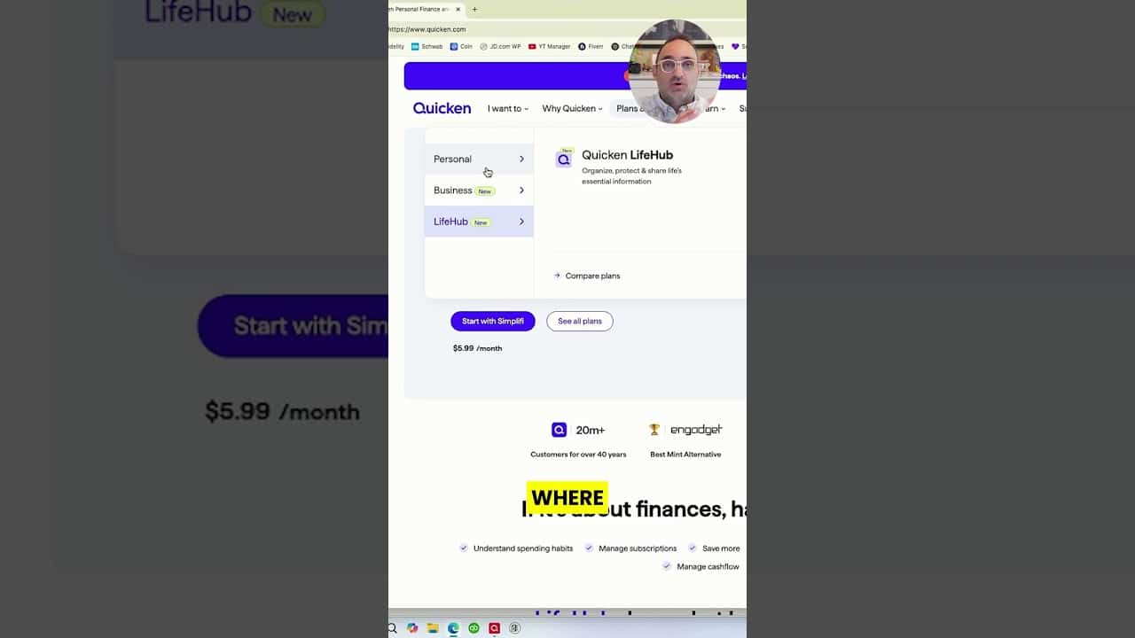 YOUTUBE VIDEO: Quicken Simplifi or Classic for Beginners