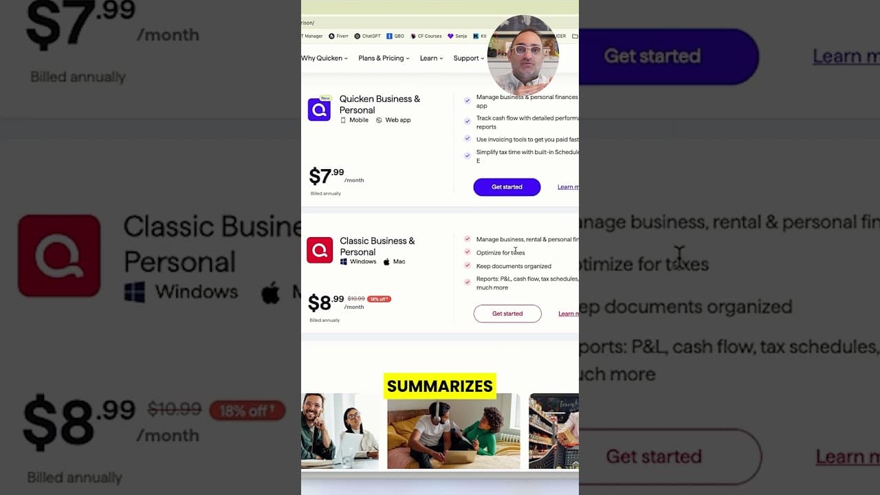 YOUTUBE VIDEO: Quicken Home and Business Explained
