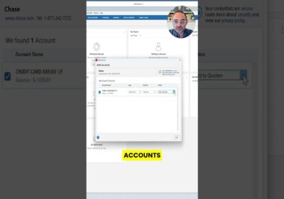 YOUTUBE VIDEO: What Happens After Chase Connects to Quicken