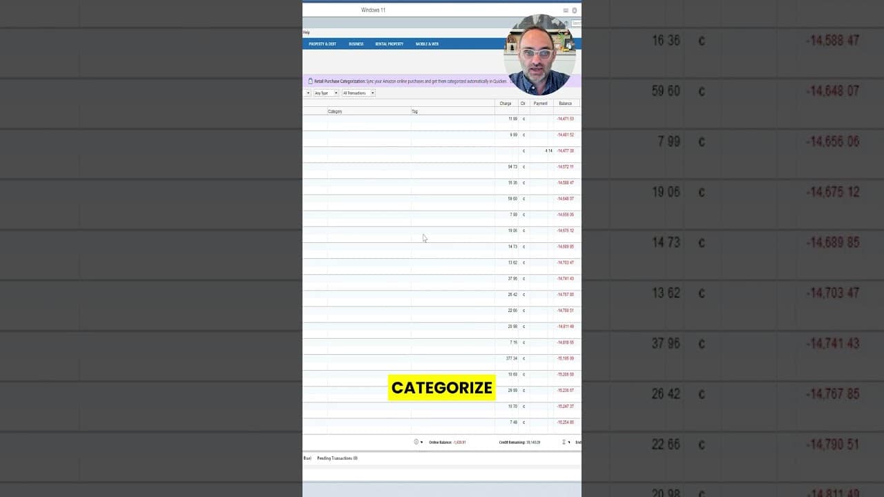 YOUTUBE VIDEO: How Quicken Categories Track Your Spending