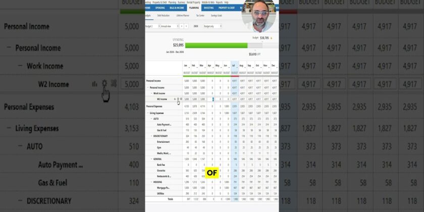 YOUTUBE VIDEO: Make Your Quicken Budget Easier to Read