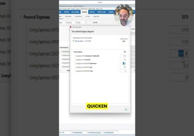 YOUTUBE VIDEO: Build a Quicken Budget From Scratch