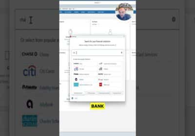 YOUTUBE VIDEO: How to Add a Chase Account in Quicken