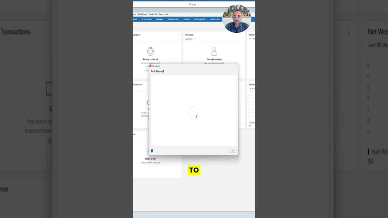 YOUTUBE VIDEO: How Quicken Downloads Your First Transactions