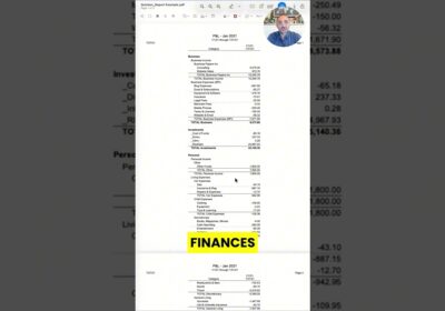 YOUTUBE VIDEO: Become the CFO of Your Personal Finances